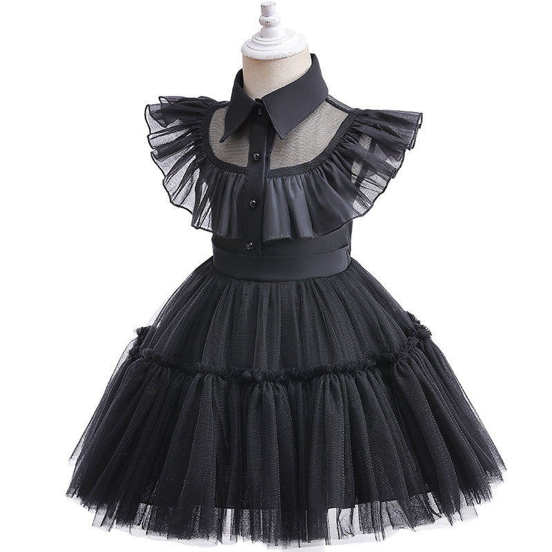 Girls' Mesh Hollow Pettiskirt