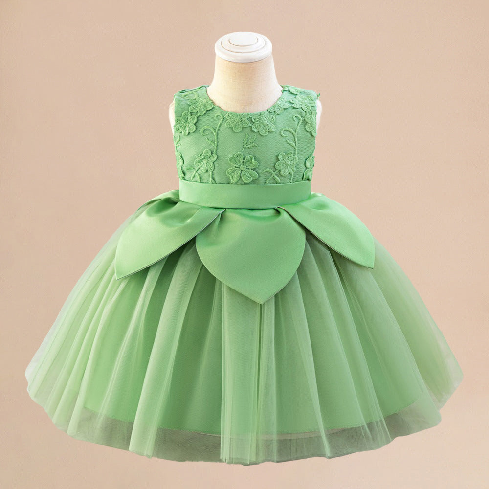 Medium And Large Children's Dress Pettiskirt Embroidery