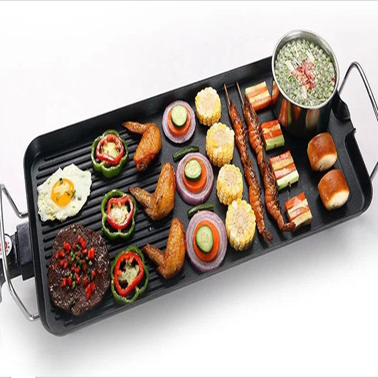 Household electric oven barbecue plate