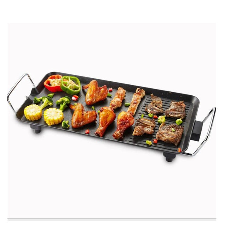 Household electric oven barbecue plate