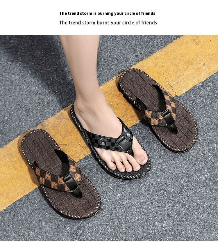 Non-slip Wear-resistant Outdoor Summer Flip-flops Men's