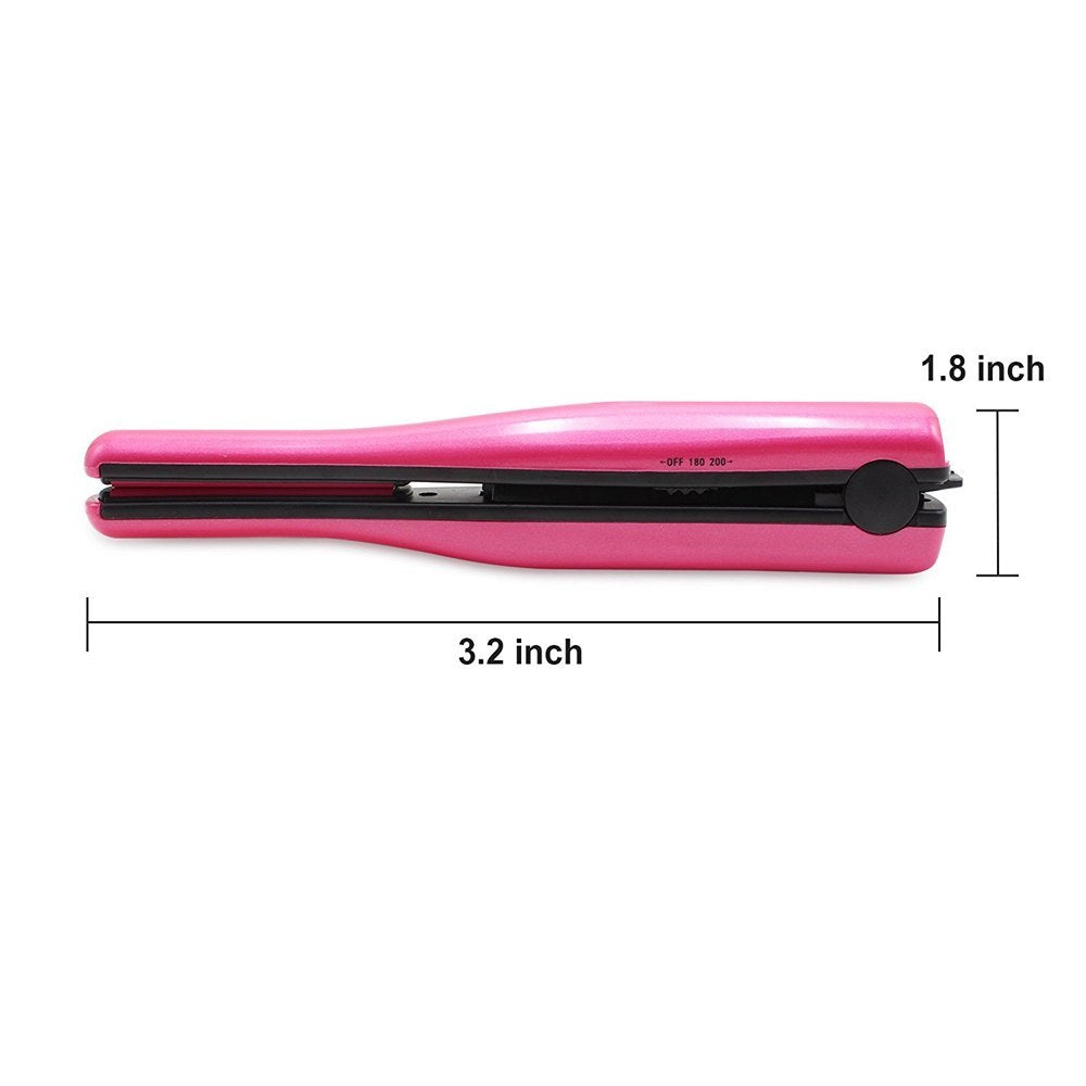 USB wireless charging mini portable straight hair clip bangs ceramic straightening plate hair straightener