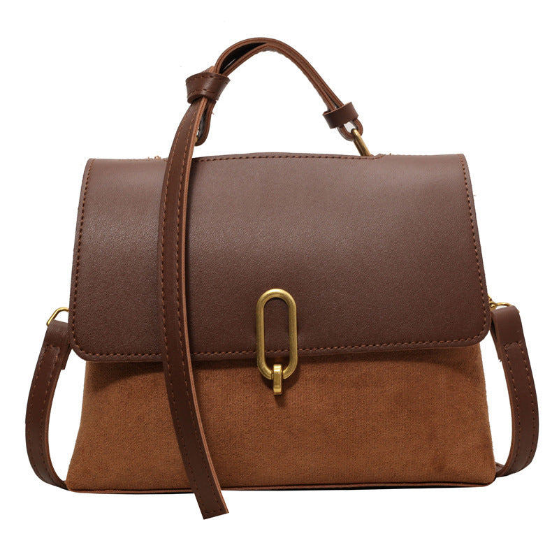 High-grade Portable Shoulder Bag Retro Minority Crossbody Commuter Bag