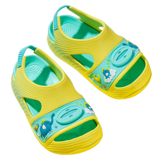 Summer Girls And Boys Hole Non-slip Baotou Toddler Shoes