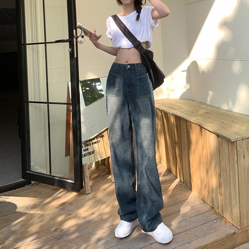 Women's American-style Retro High Waist Jeans