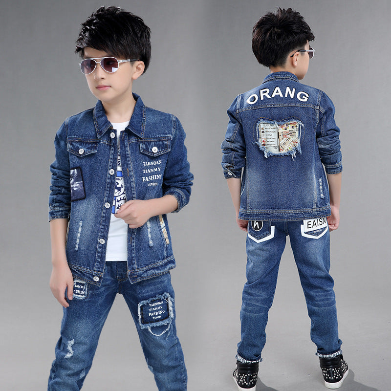 Children's Trendy Spring And Autumn Sports Jacket