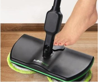 Cordless Rotating Electric Mop - 200 RPM Rechargeable Floor Cleaner with Washable Pads