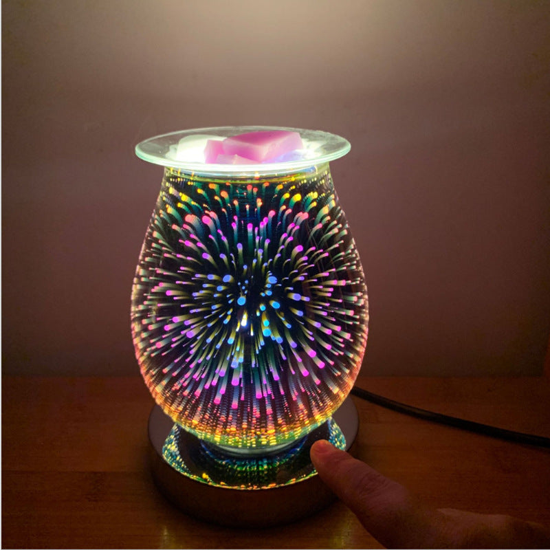 LED Lights Holiday Decoration Lights Xmas Lights Touch Sensor Aromatherapy Light Aroma Diffuser With Luminous Firework Effect