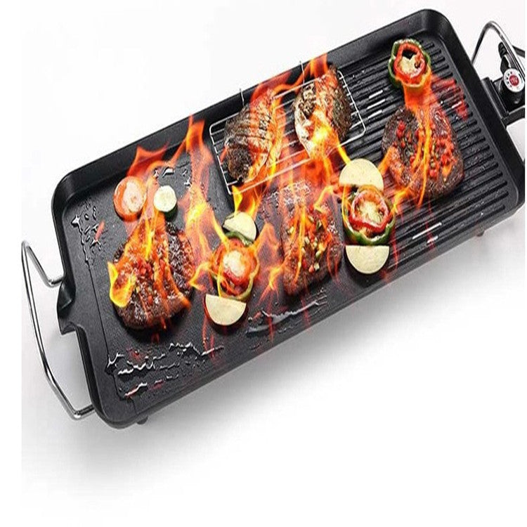 Household electric oven barbecue plate