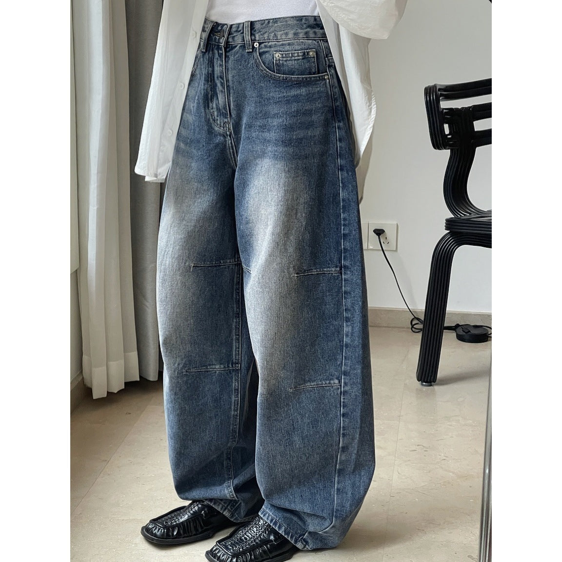 Loose-fitting Wide-leg Slim-fit Women's Casual Pants