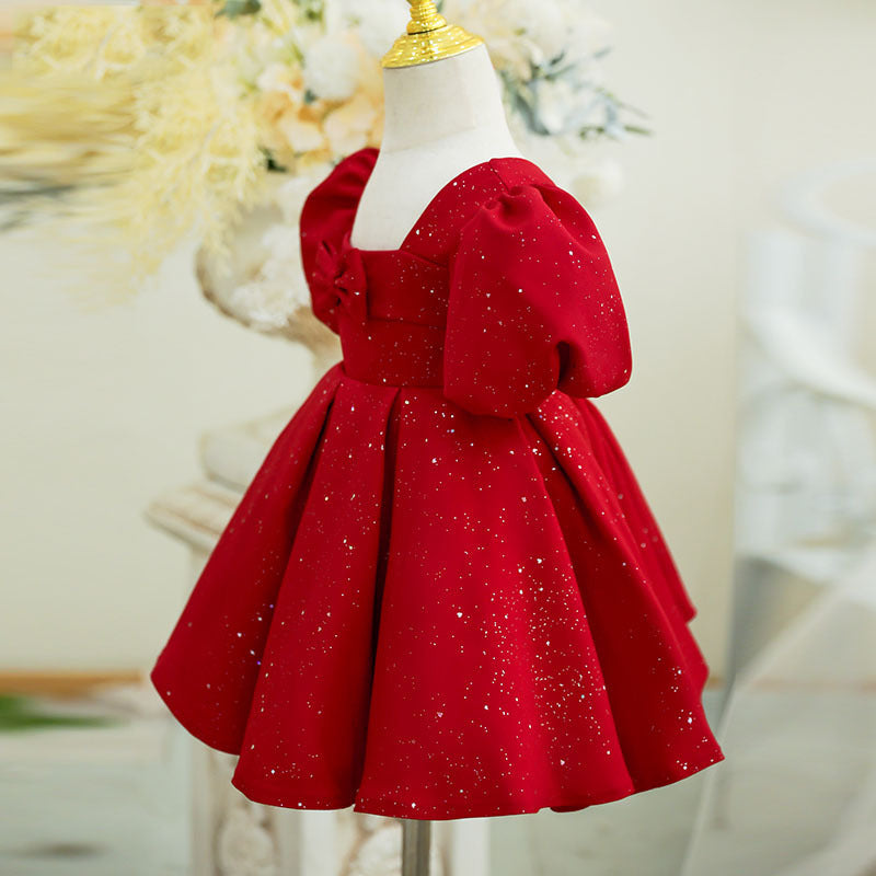 Catwalk Red Baby Zhuazhou Umbrella Princess Dress