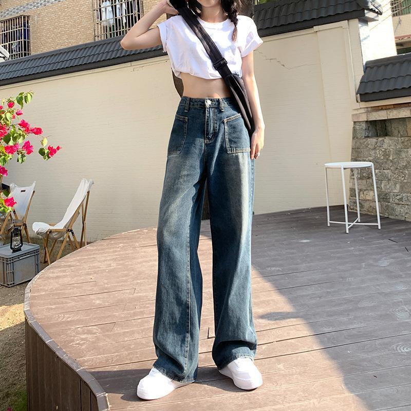 Women's American-style Retro High Waist Jeans