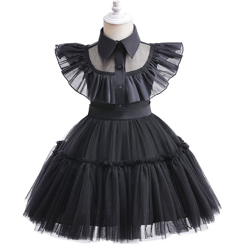 Girls' Mesh Hollow Pettiskirt