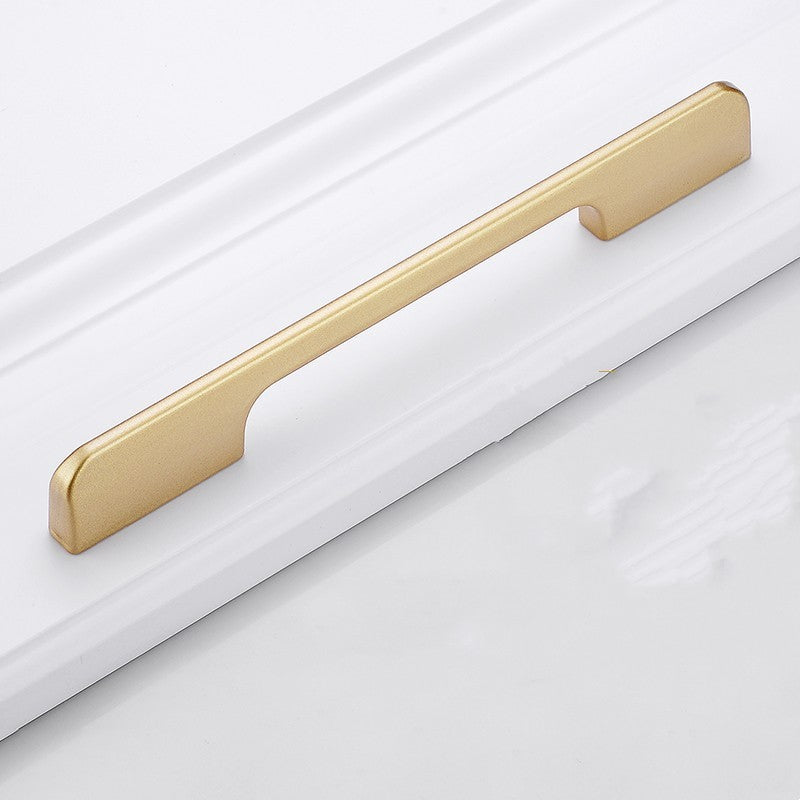 Gold Handle Closet Door Handle Drawer Cabinet Shoe Cabinet Single Hole Handle