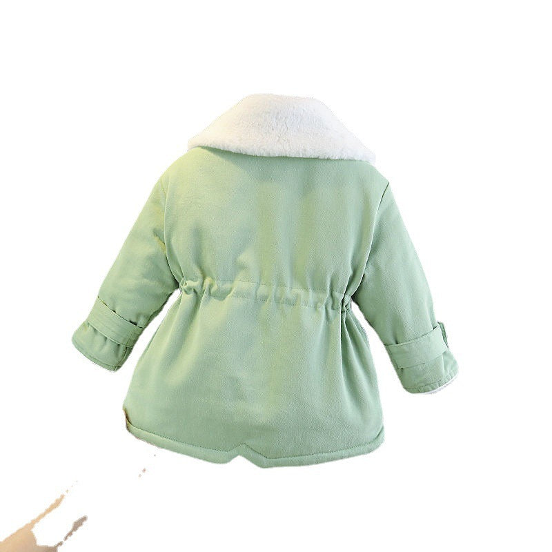 Baby Girl Winter Clothes Cotton-padded Coat Jacket