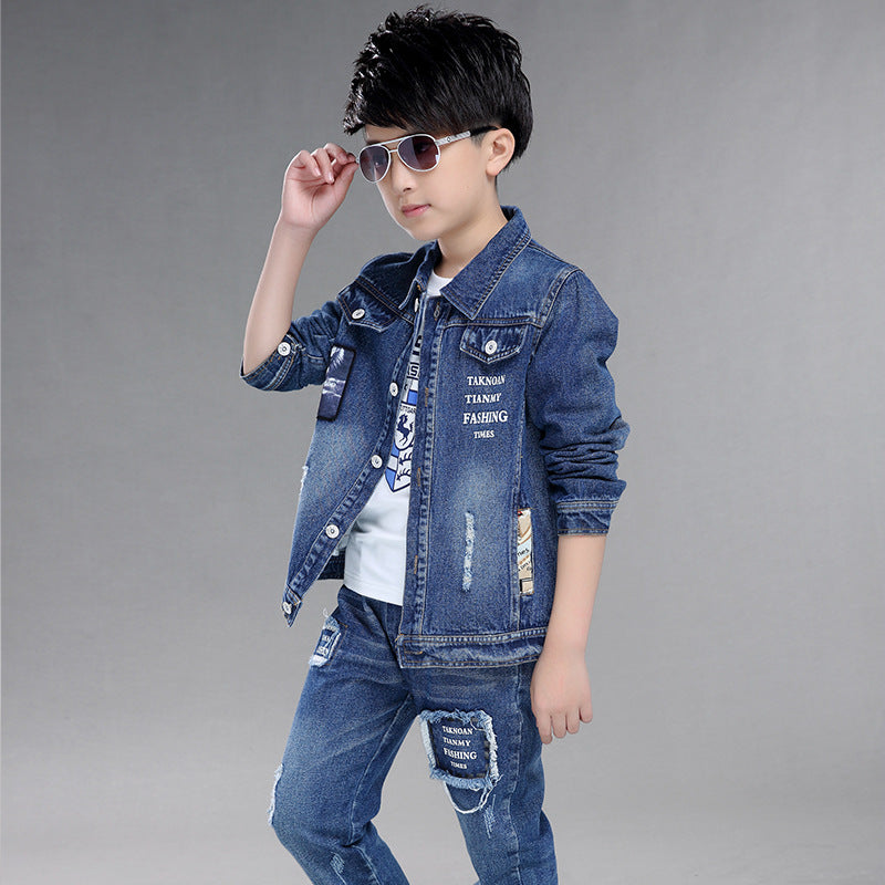 Children's Trendy Spring And Autumn Sports Jacket