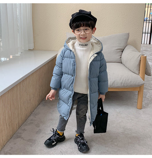 Fashion And Simple Children's Thick Down Padded Jacket