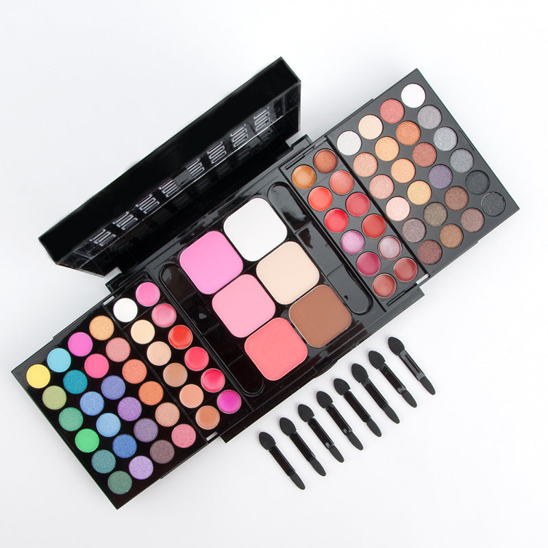 78 Colors Makeup Set 78 Colors Eye Shadow Blush Lip Gloss Makeup Combination Shading Powder Lipstick Eye Shadow Plate Set