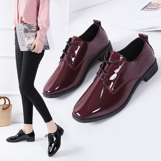 Women's All-match Flat Low Heel Vintage Leather Shoes