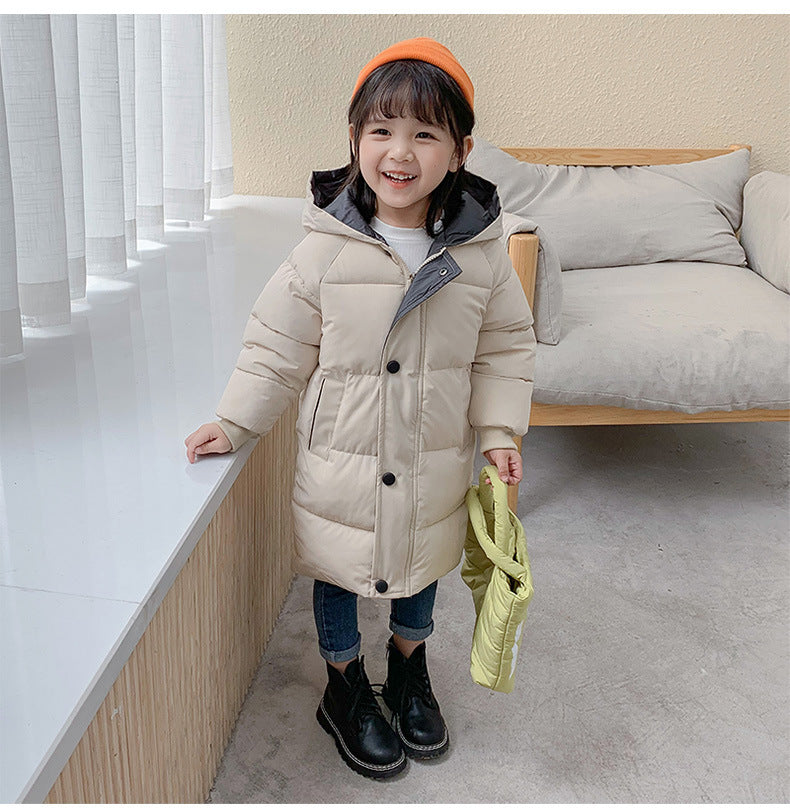 Fashion And Simple Children's Thick Down Padded Jacket