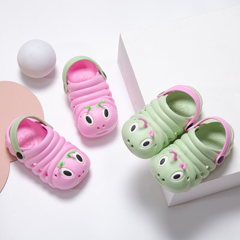 Caterpillar Summer Cute Unisex Shoes Hole Cartoon Children's Sandals