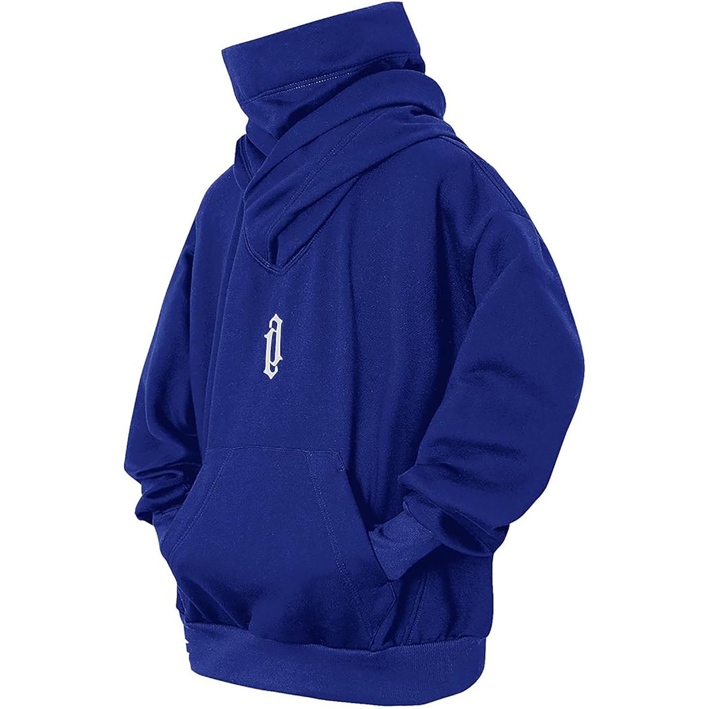 Pile Collar Hooded Sweater Men's Loose Casual