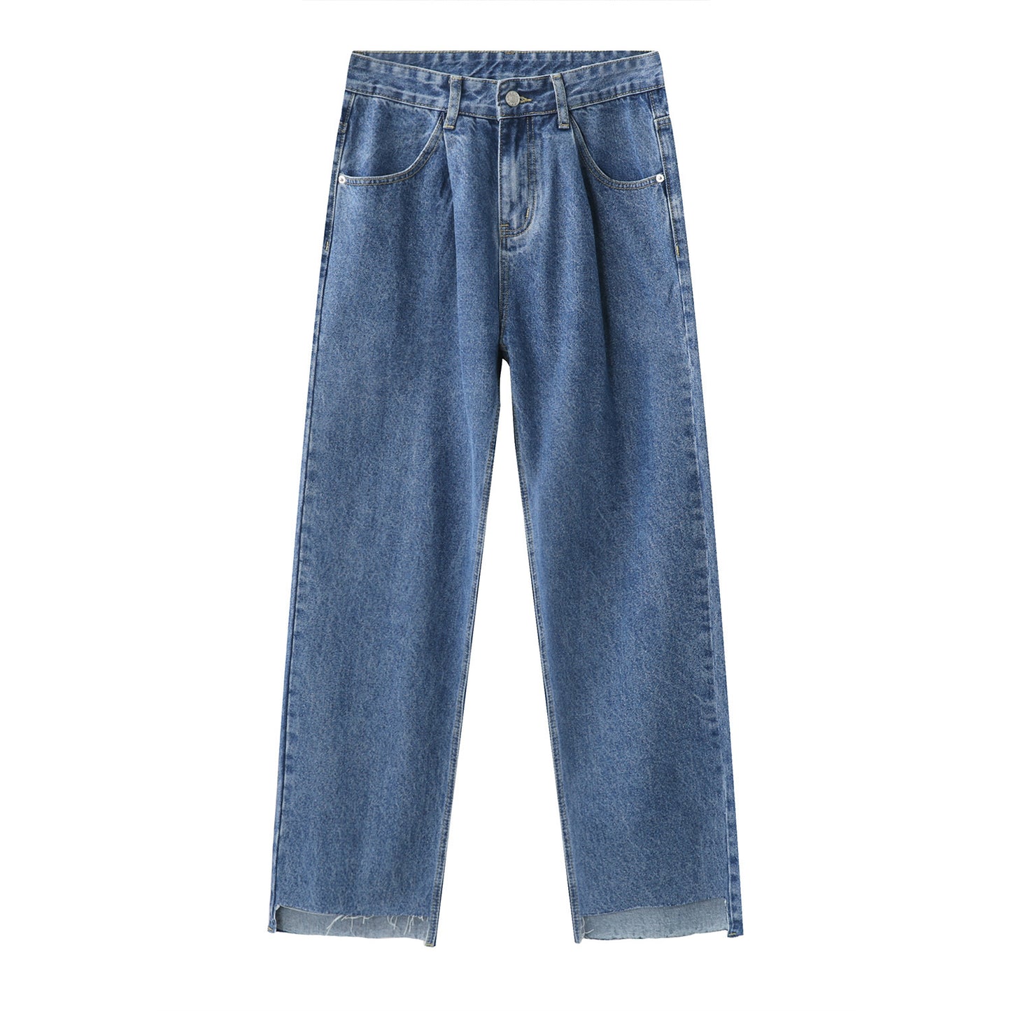 Simple Retro Casual Jeans Irregular