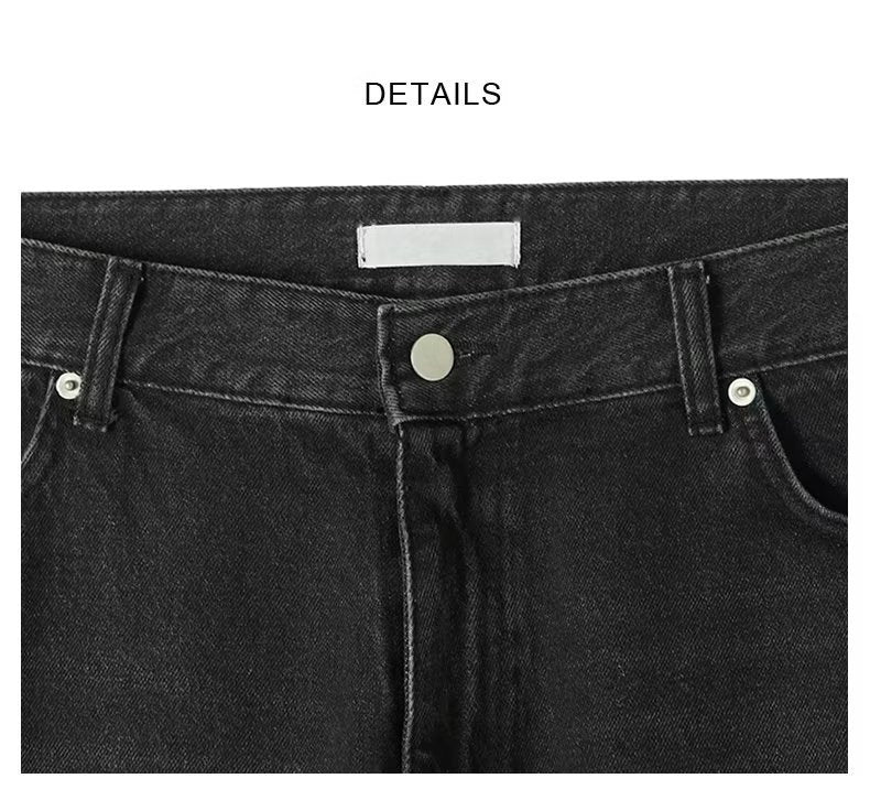 Men's American-style Retro Washed Straight Jeans