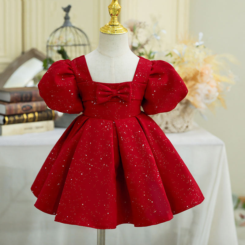 Catwalk Red Baby Zhuazhou Umbrella Princess Dress