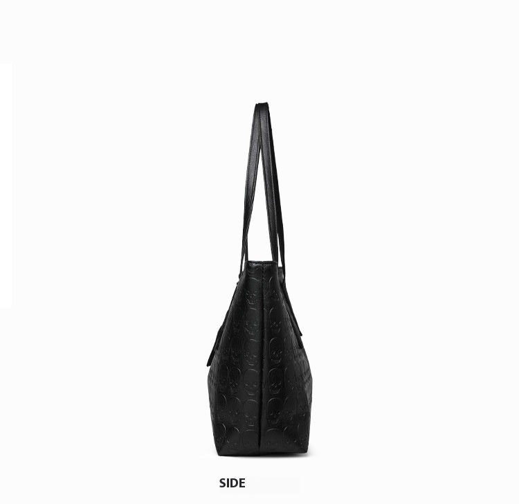 Fashion Large Capacity One-shoulder Tote Women's Bag Versatile Crossbody Solid Color