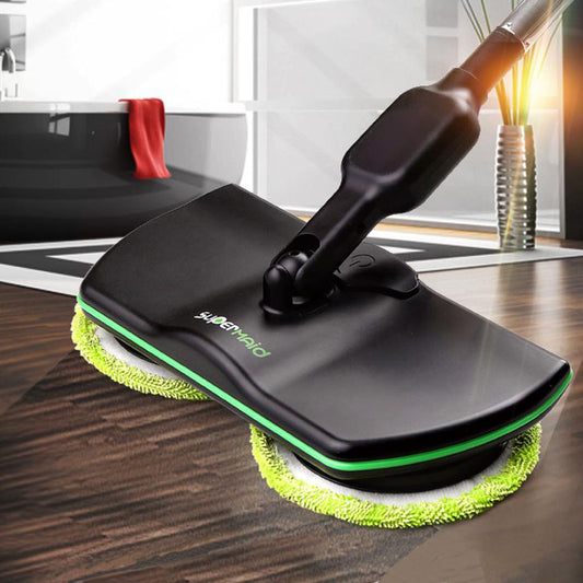 Cordless Rotating Electric Mop - 200 RPM Rechargeable Floor Cleaner with Washable Pads