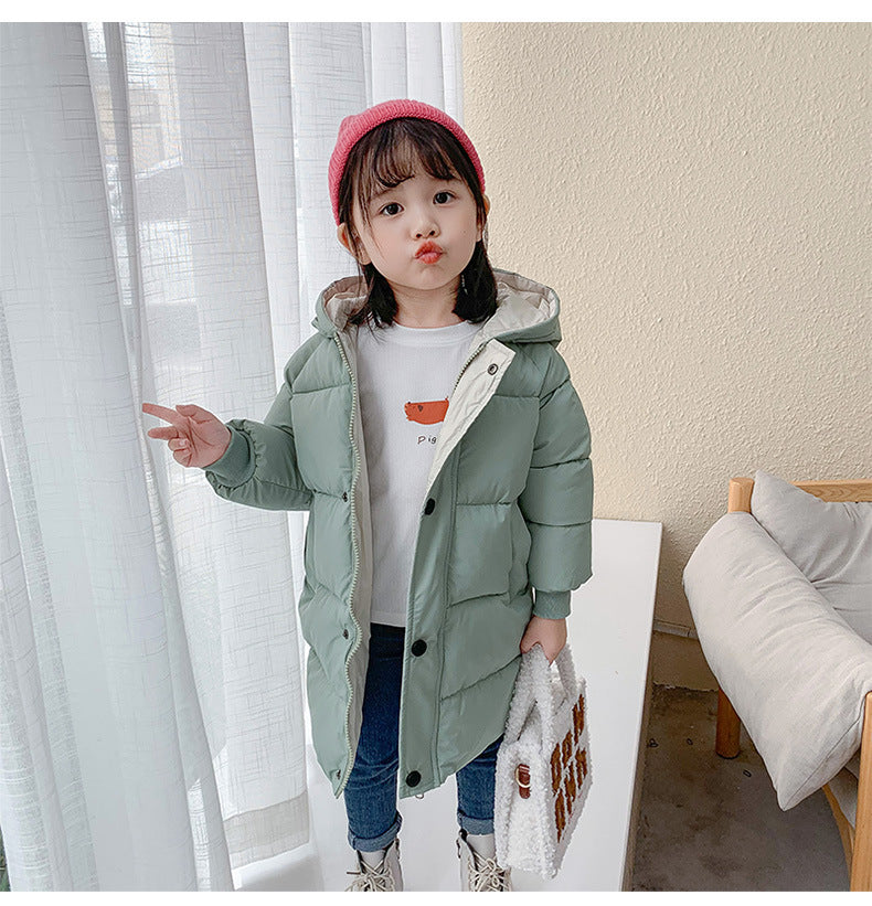 Fashion And Simple Children's Thick Down Padded Jacket