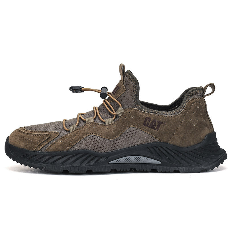 Hiking Quality Casual Shoes Cross-border Leather Men's Breathable Tooling