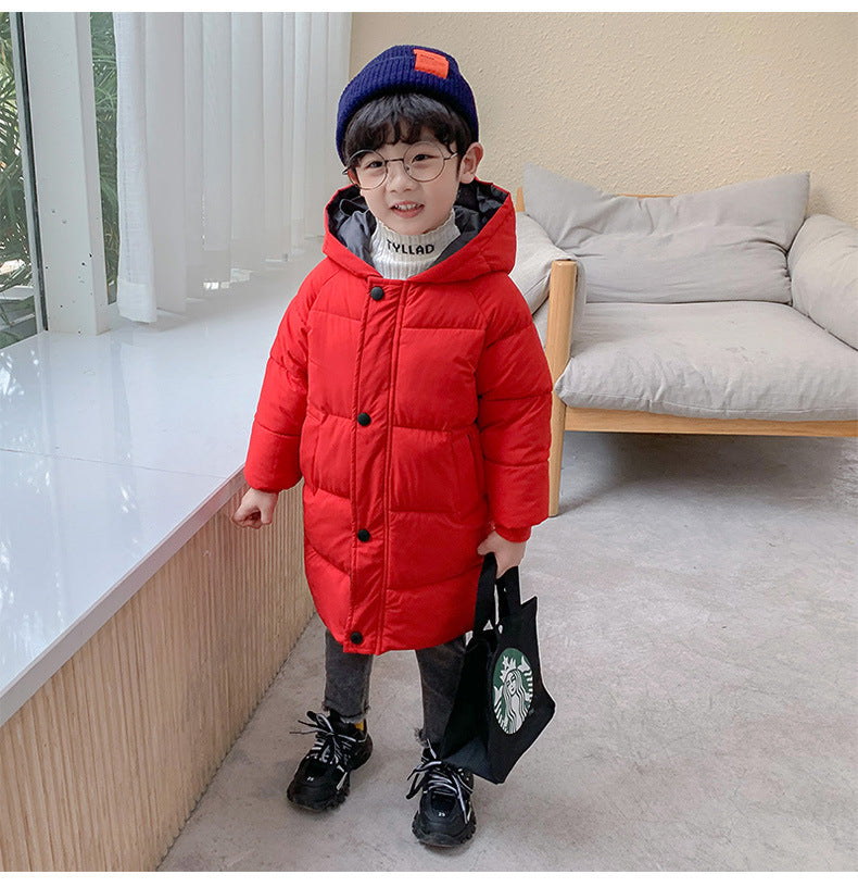 Fashion And Simple Children's Thick Down Padded Jacket