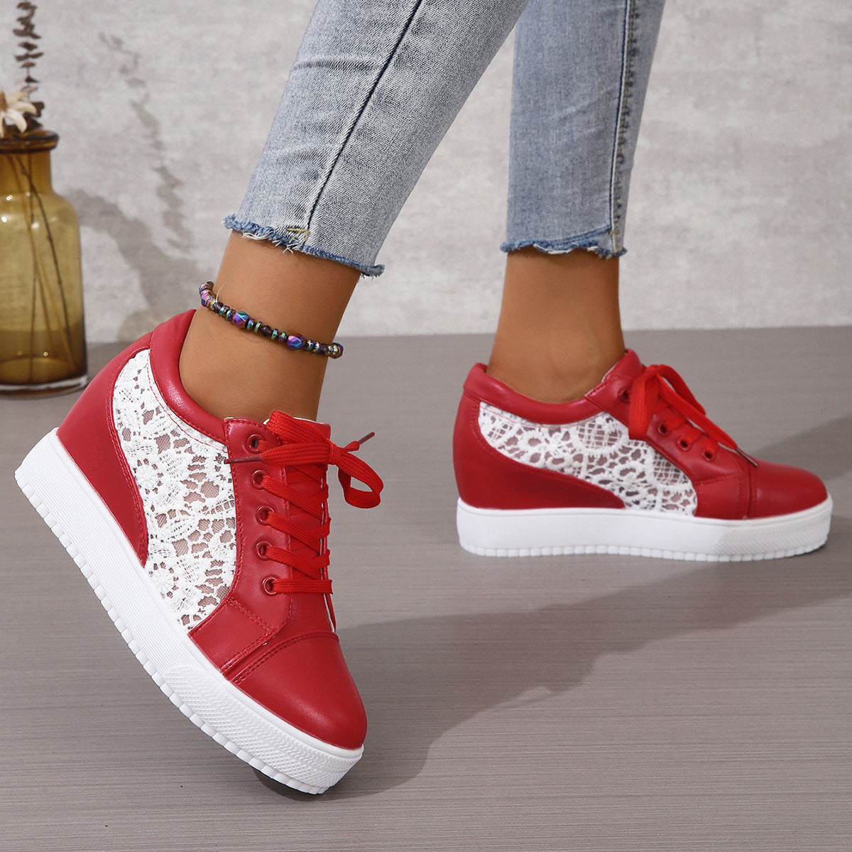 Casual Shoes For Women Height Increasing Insole Summer